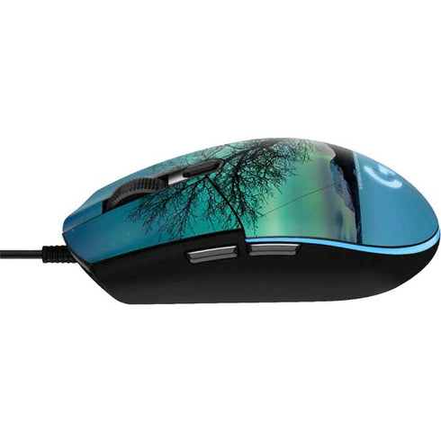 StockTrek Aurora Borealis over a lake in Norway G203 Prodigy RGB Wired Gaming Mouse Skin